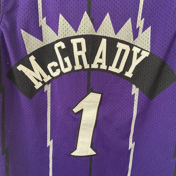 vintage tracy mcgrady toronto raptors nba basketball jersey - Picture 8 of 10